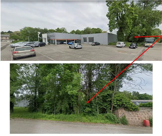 SAVERNE – Terrain 20 ares en zone UX + LOGEMENT DE FONCTION POSSIBLE ref 25-197 W
