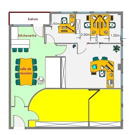 Bureaux climatisés à louer à Entzheim