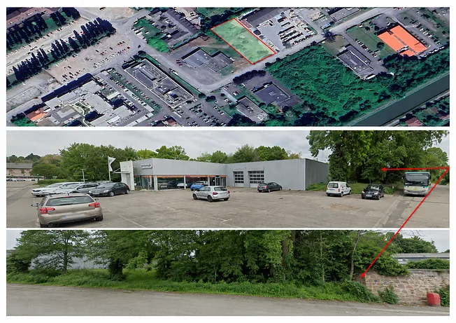 SAVERNE – Terrain 20 ares en zone UX + LOGEMENT DE FONCTION POSSIBLE ref 25-197 W